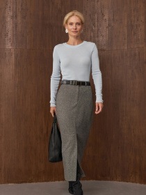 Джемпер TrikoBakh модель 2908-nebesnij Фото