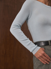 Джемпер TrikoBakh модель 2908-nebesnij Фото