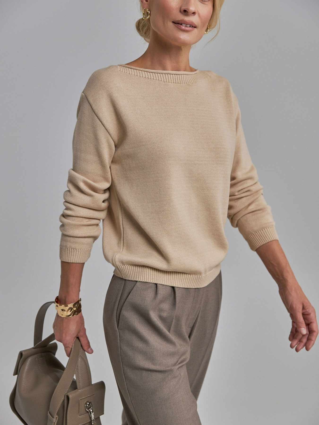 Джемпер TrikoBakh модель 2892-kremovij Фото