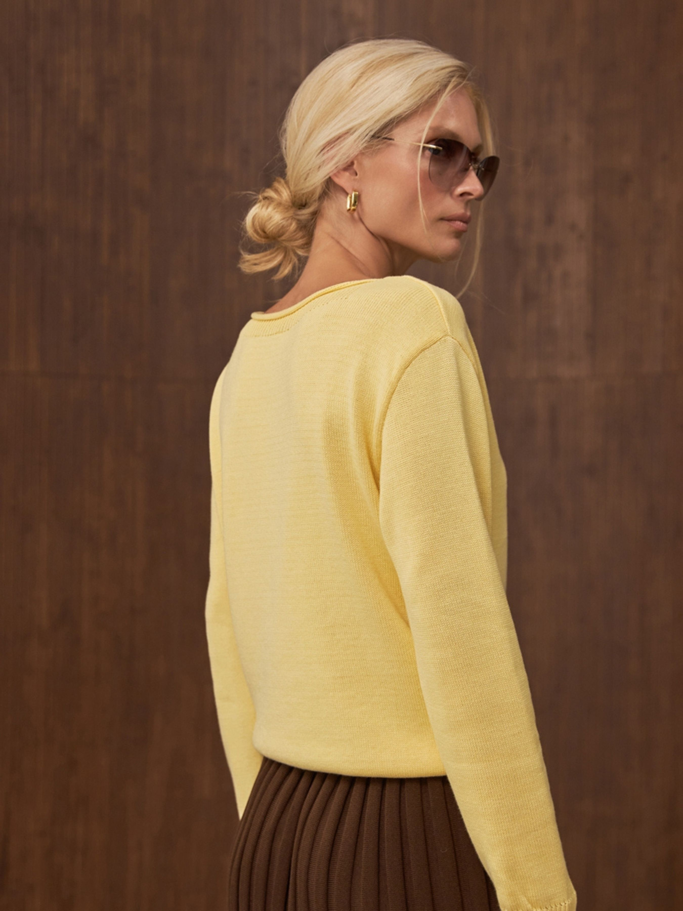 Джемпер TrikoBakh модель 2892-limonnij Фото