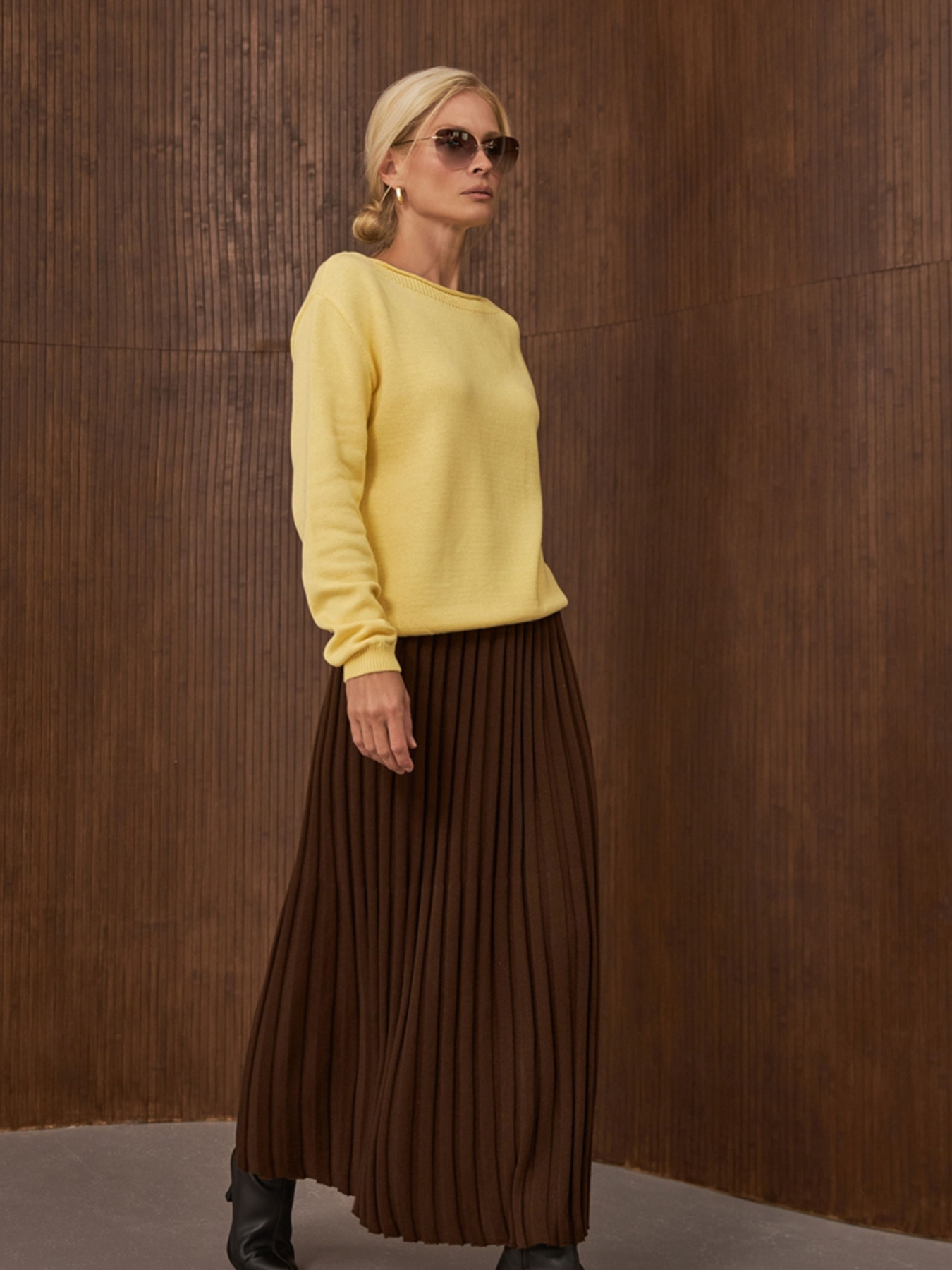 Джемпер TrikoBakh модель 2892-limonnij Фото