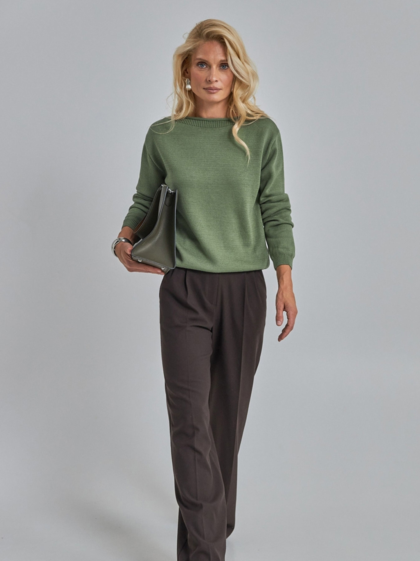 Джемпер TrikoBakh модель 2892-olivkovij Фото