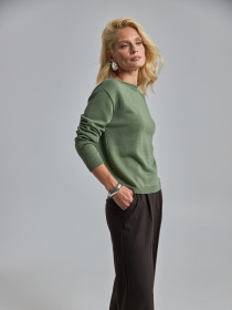 Джемпер TrikoBakh модель 2892-olivkovij Фото