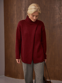 Свитер TrikoBakh модель 2888-burgund Фото