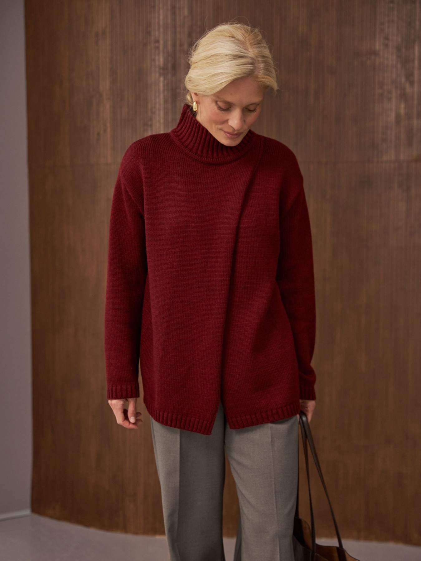 Свитер TrikoBakh модель 2888-burgund Фото