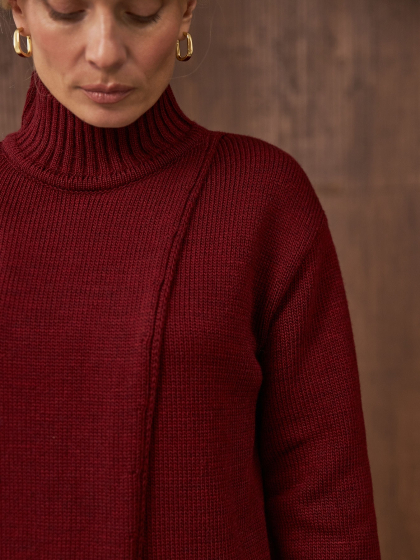 Свитер TrikoBakh модель 2888-burgund Фото