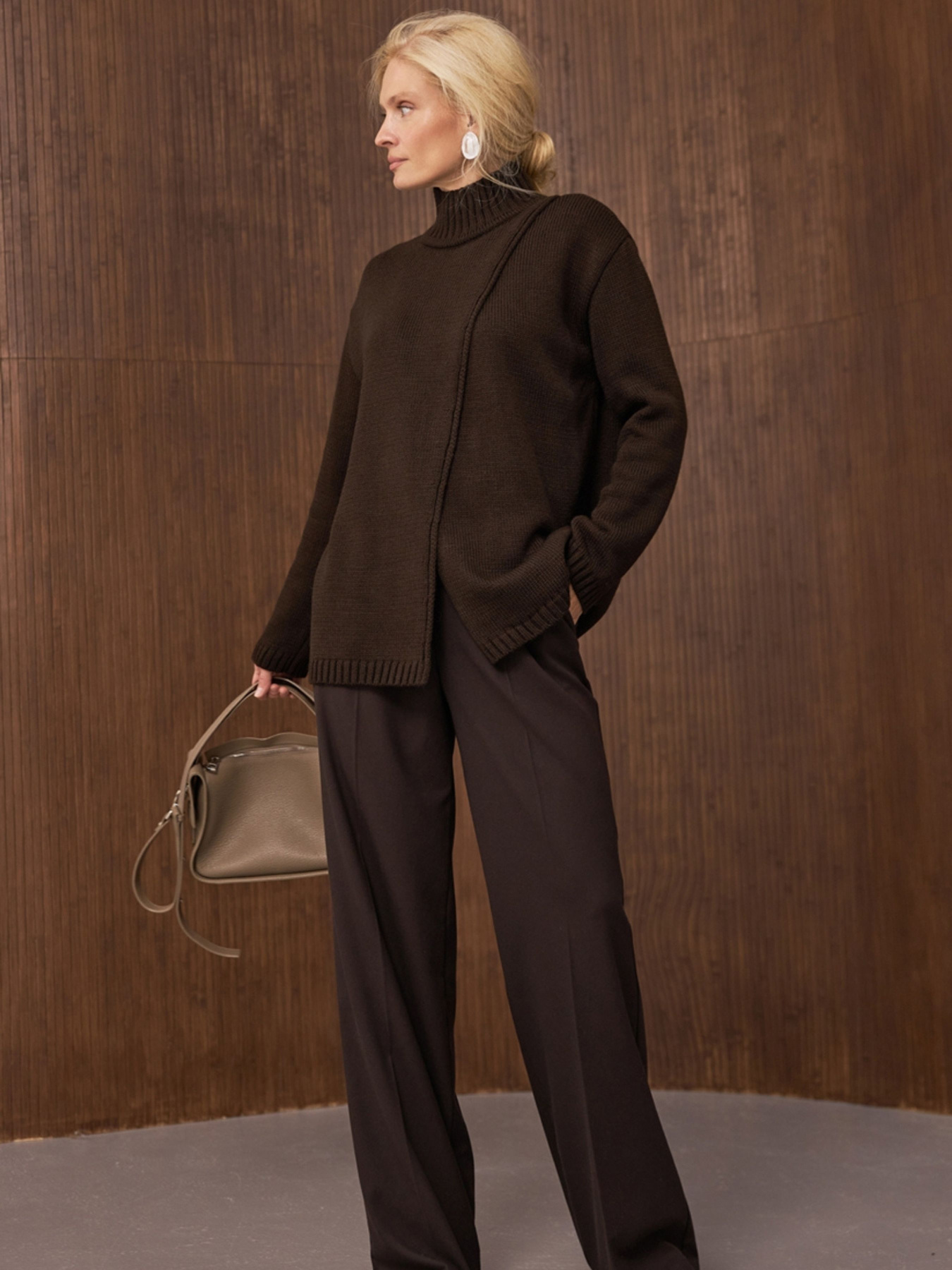 Свитер TrikoBakh модель 2888-grkij-shokolad Фото