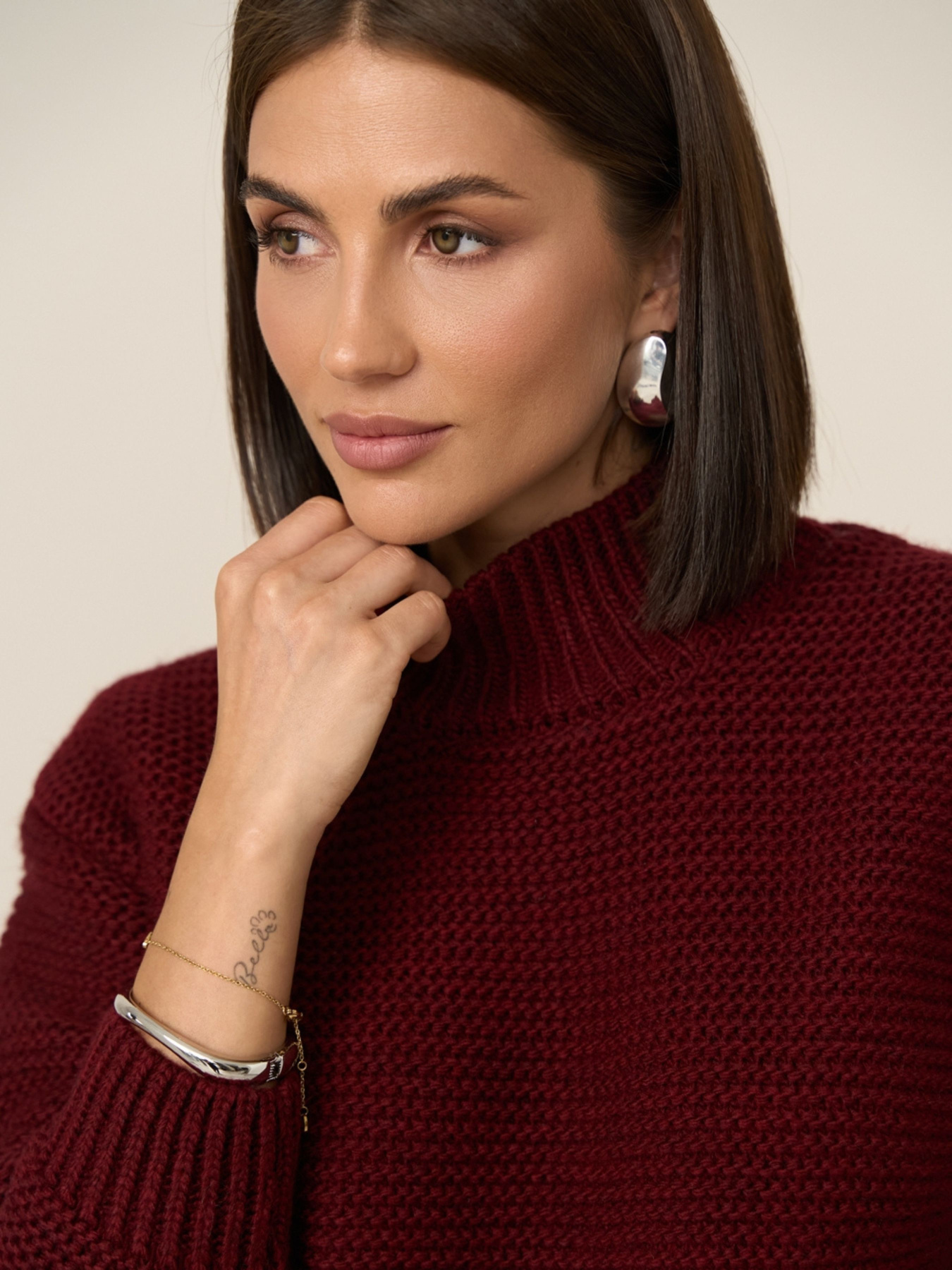 Свитер TrikoBakh модель 2881-burgund Фото