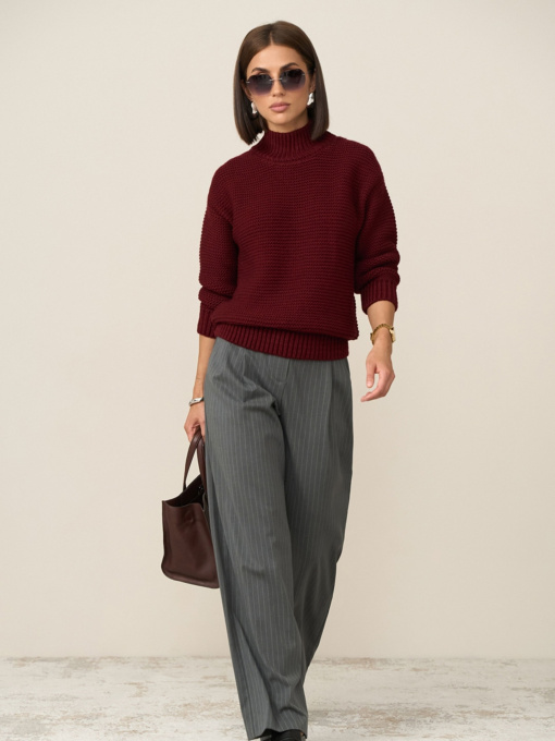 Свитер TrikoBakh модель 2881-burgund Фото