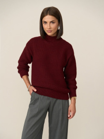 Свитер TrikoBakh модель 2881-burgund Фото