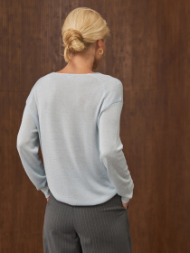 Джемпер TrikoBakh модель 2907-nebesnij Фото