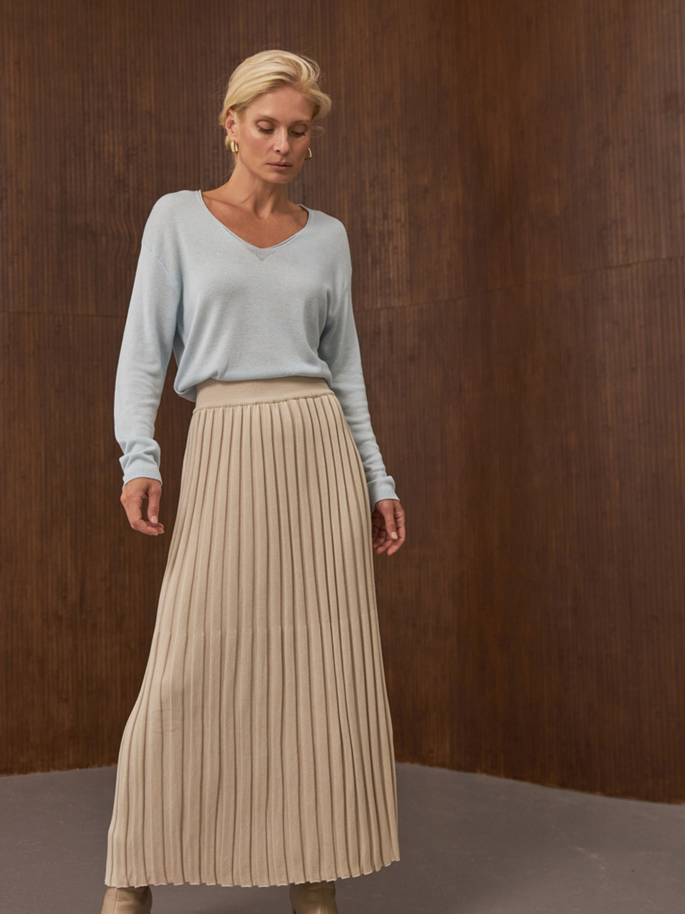 Джемпер TrikoBakh модель 2907-nebesnij Фото