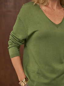 Джемпер TrikoBakh модель 2907-olivkovij Фото