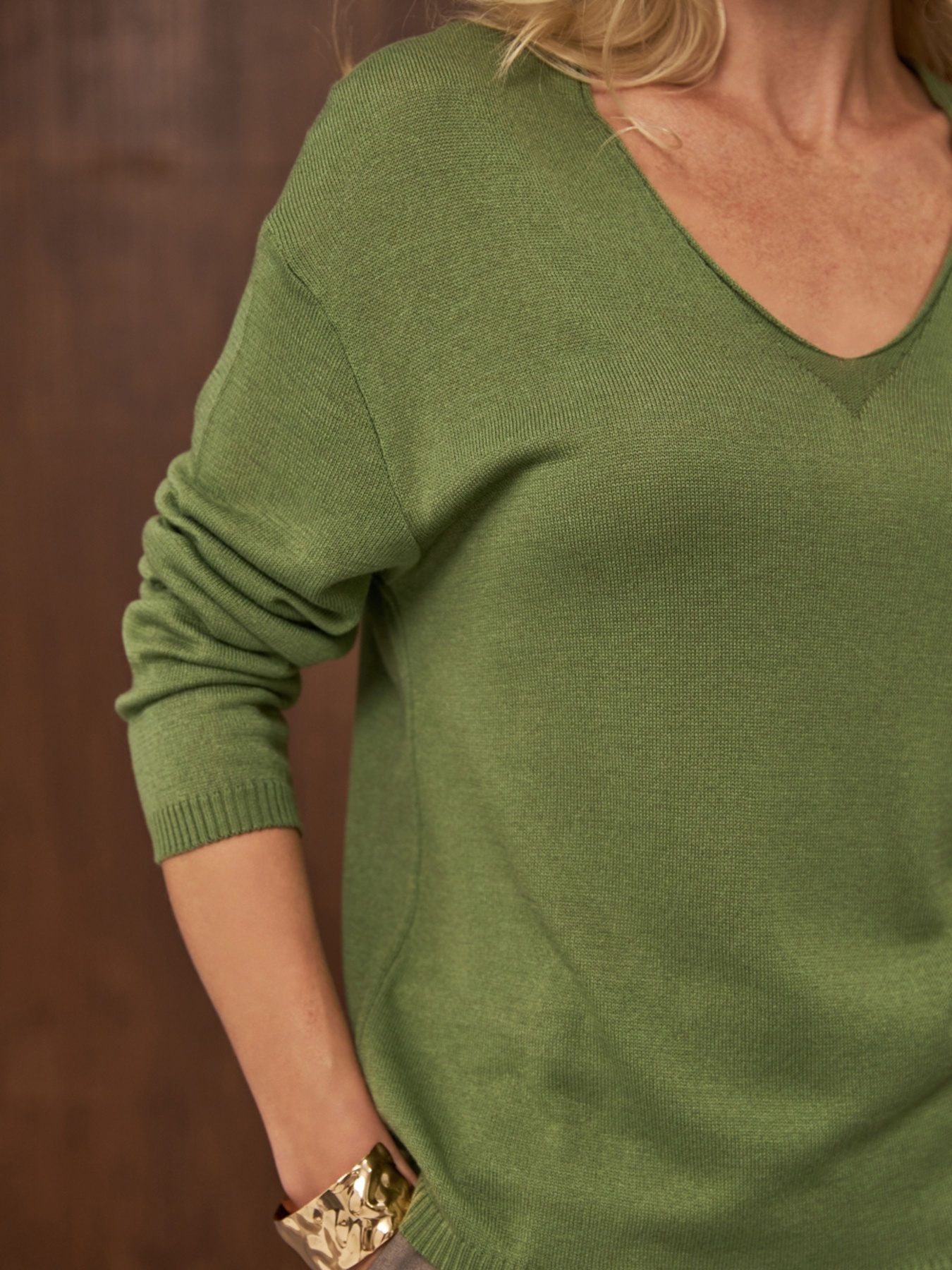 Джемпер TrikoBakh модель 2907-olivkovij Фото