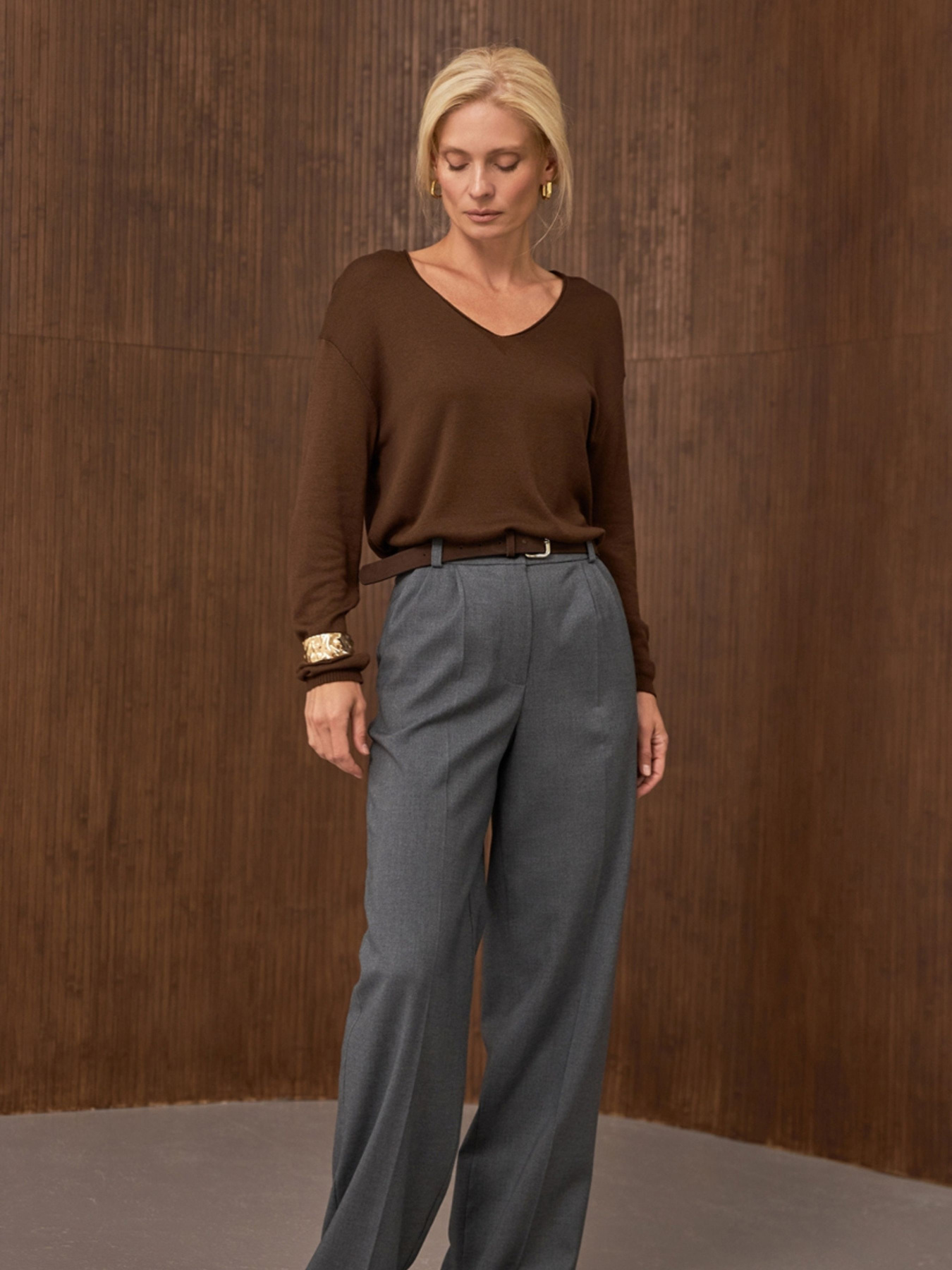 Джемпер TrikoBakh модель 2907-shokoladnij Фото