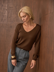 Джемпер TrikoBakh модель 2907-shokoladnij Фото