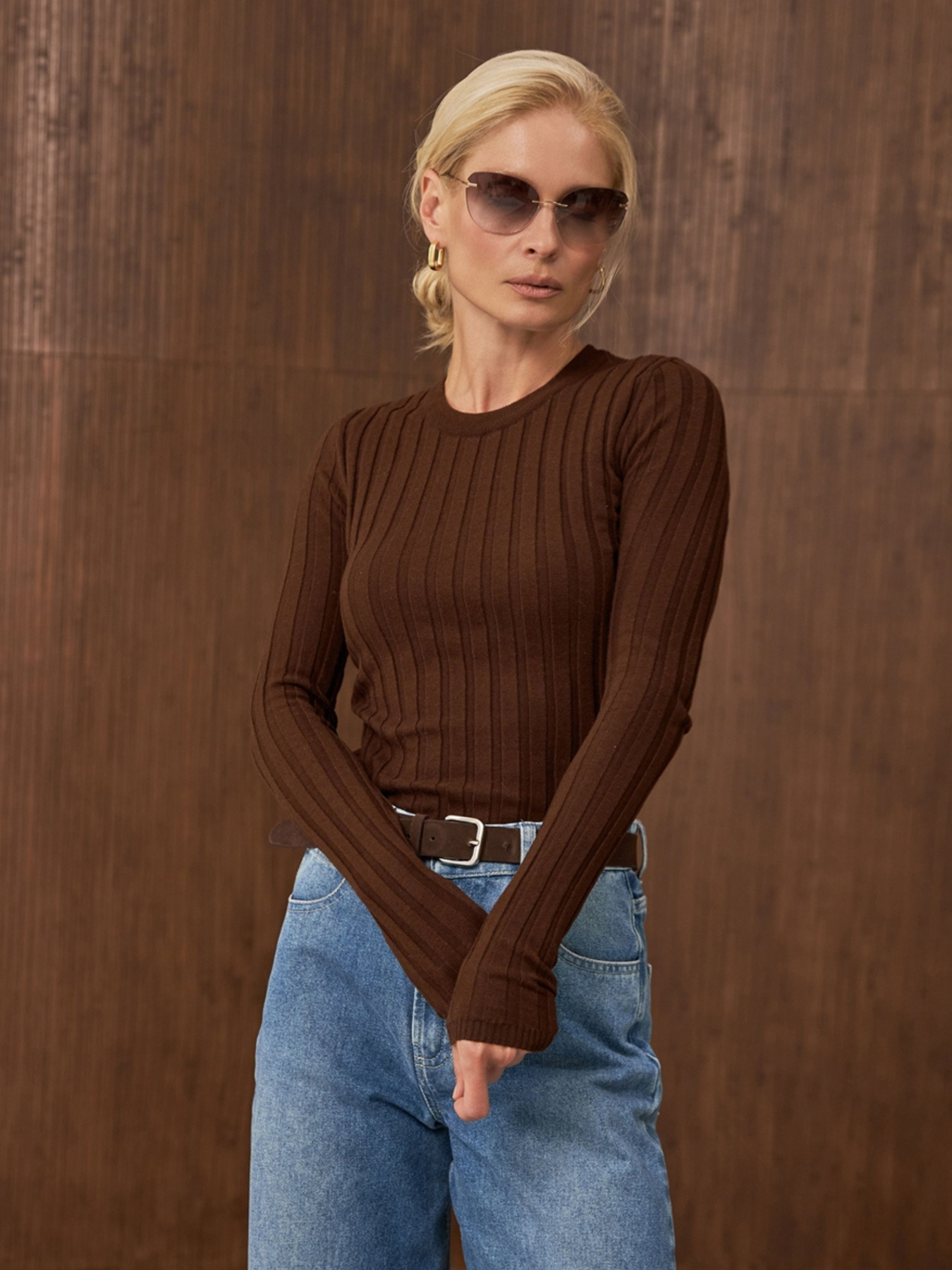 Джемпер TrikoBakh модель 2887-braun Фото