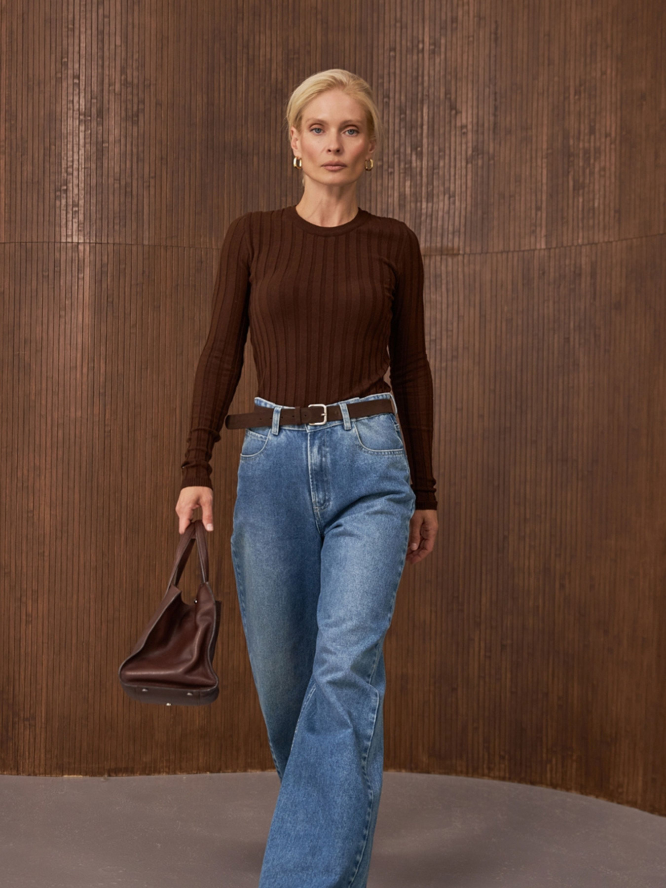 Джемпер TrikoBakh модель 2887-braun Фото