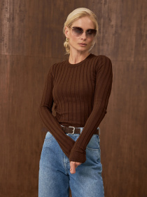 Джемпер TrikoBakh модель 2887-braun Фото