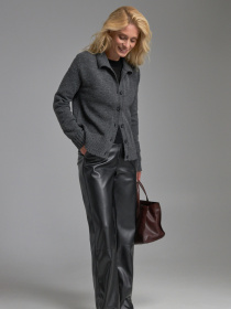 Кардиган TrikoBakh модель 2891-temno-srij Фото