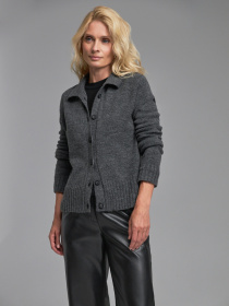 Кардиган TrikoBakh модель 2891-temno-srij Фото