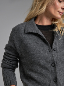 Кардиган TrikoBakh модель 2891-temno-srij Фото