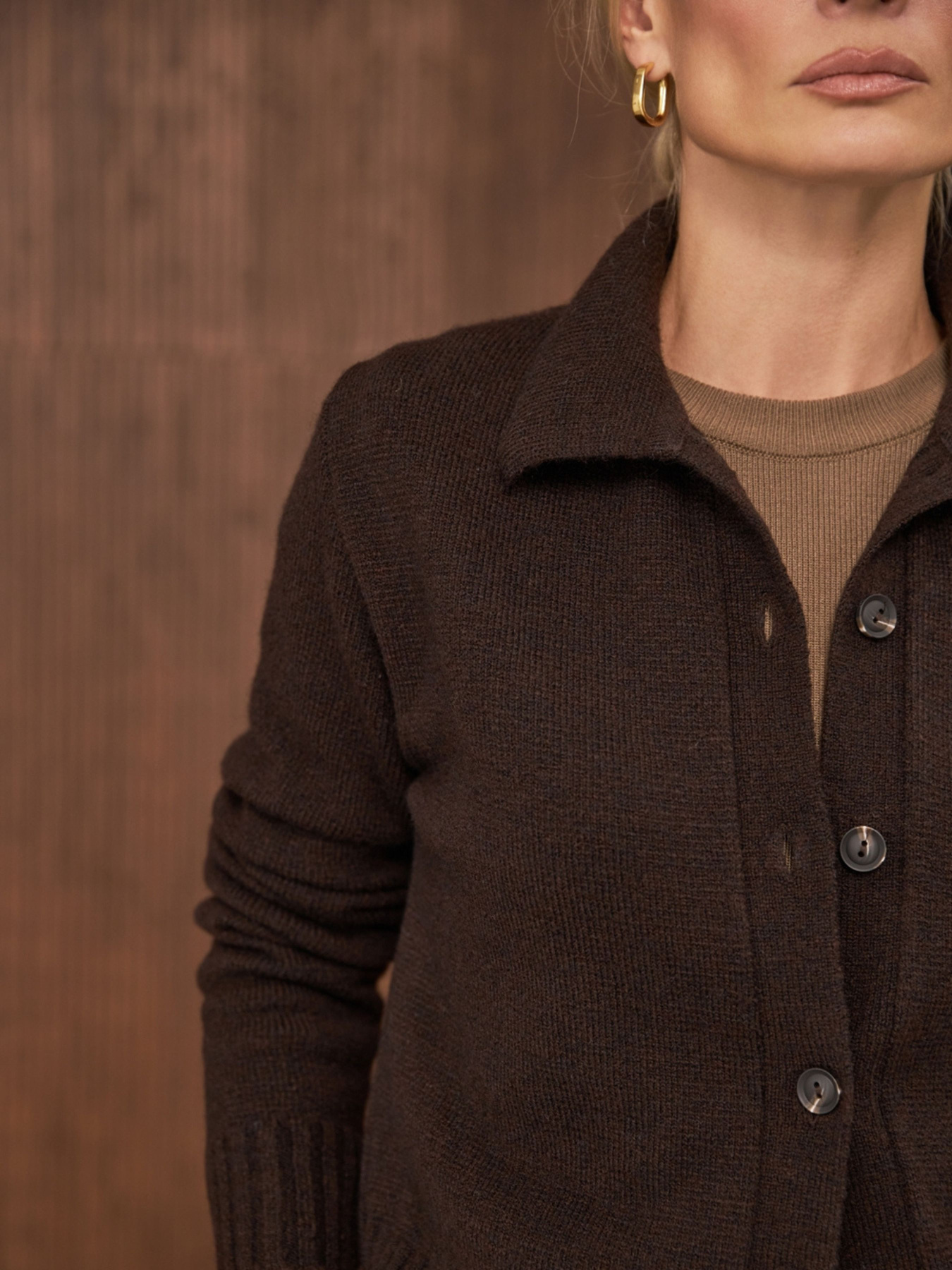 Кардиган TrikoBakh модель 2891-shokoladnij Фото