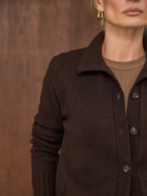 Кардиган TrikoBakh модель 2891-shokoladnij Фото