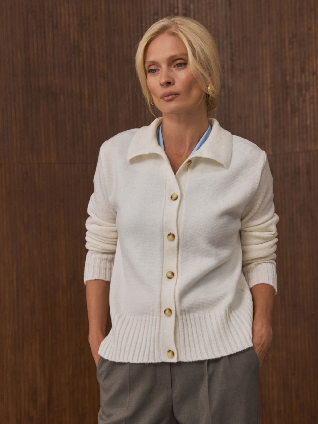 Кардиган TrikoBakh модель 2891-blij Фото