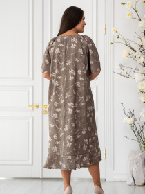 Платье миди RiMari модель 1125-srij-bezh Фото