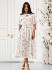Платье миди RiMari модель 1125-moloko-print Фото