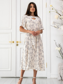 Платье миди RiMari модель 1125-moloko-print Фото