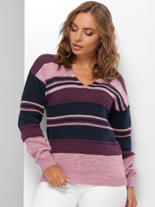 Джемпер MarSe модель marse-dzhemper-180-fioletovj Фото