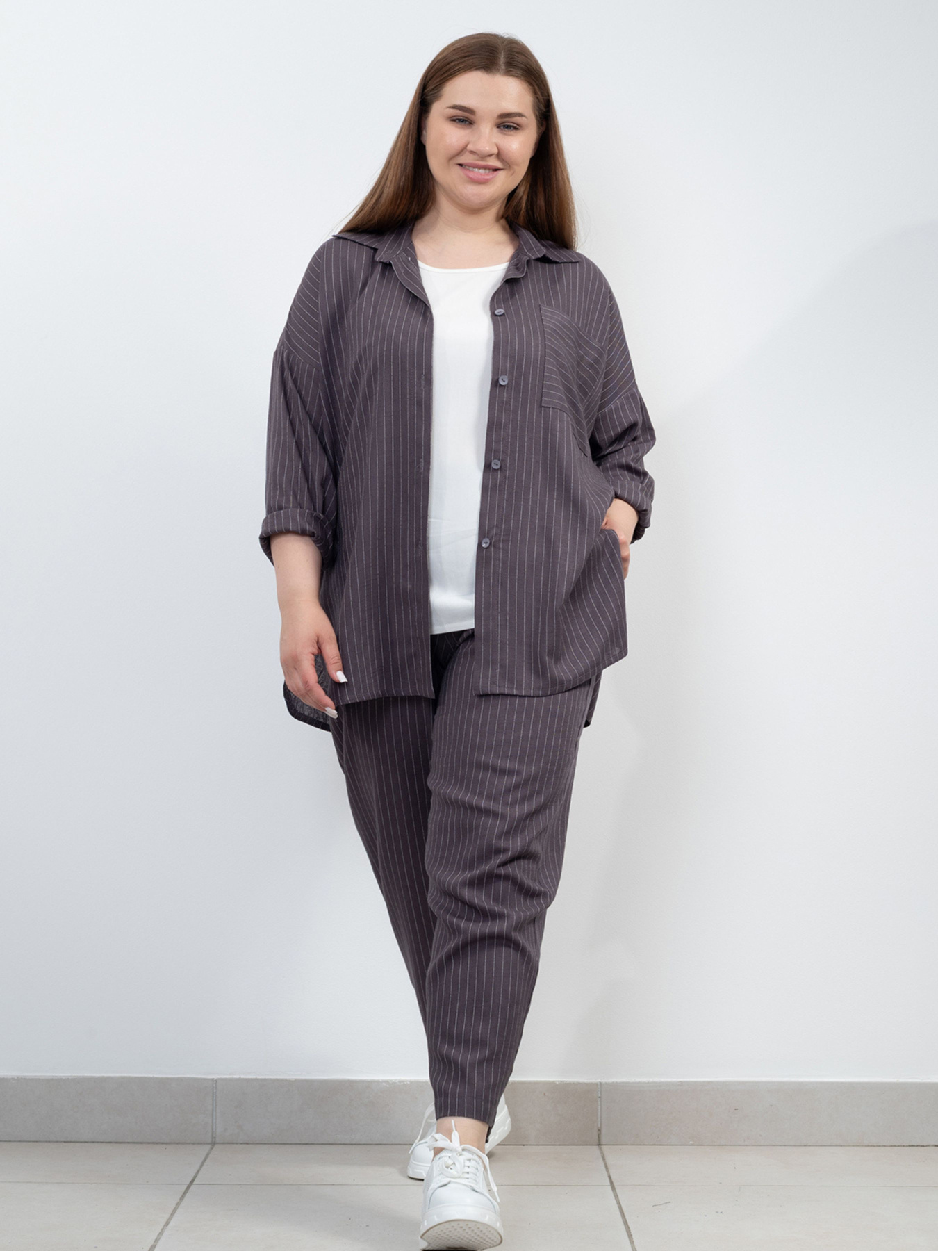 Рубашка повседневная Nita модель sorochka-n1004-1-25-graft Фото