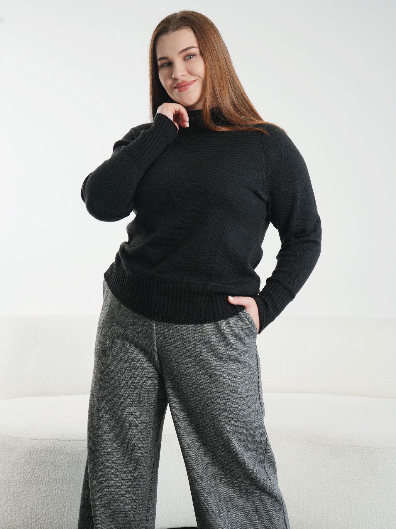 Брюки классические Nita модель bryuki-n1408-svetlj-grafit-24 Фото