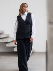 Брюки повседневные Nita модель bryuki-n1408-antracit-24 Фото