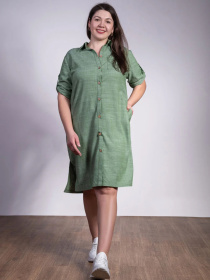 Платье миди Nita модель platxe-n1226-24-oliva Платье миди Nita модель platxe-n1226-24-oliva Фото