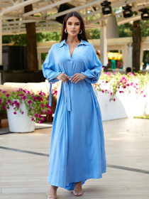 Платье макси LadyLike модель ll216450069-blakitnij Фото