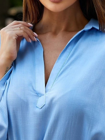 Платье макси LadyLike модель ll216450069-blakitnij Фото