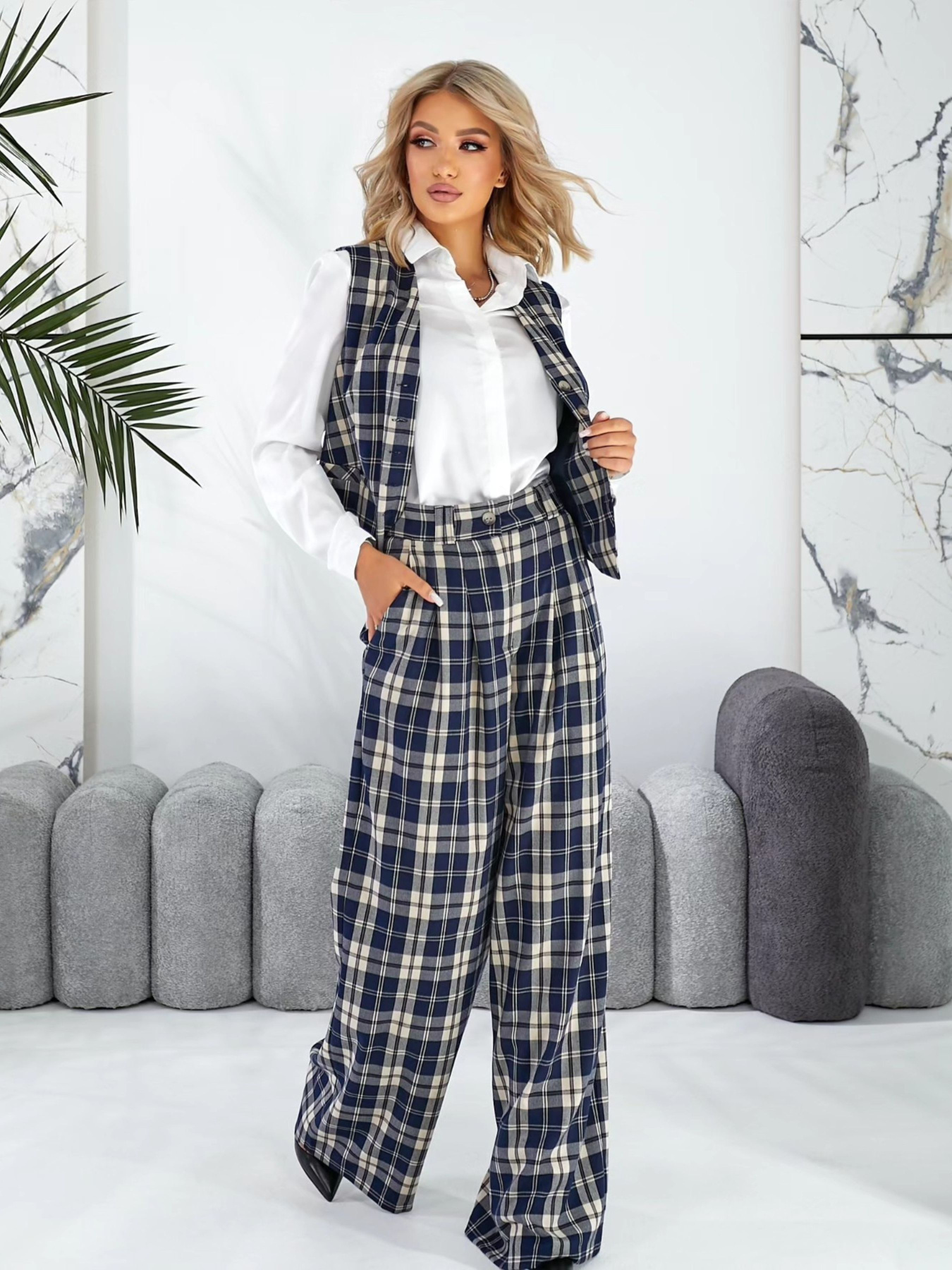 Палаццо LadyLike модель ll193663364-bezhevij Фото