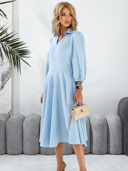 Платье миди LadyLike модель ll228410069-blakitnij Фото