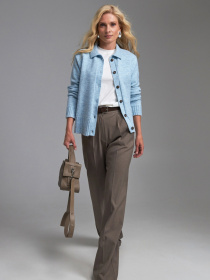 Классические штаны TrikoBakh модель 3072-temnij-taup Фото