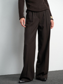 Классические штаны TrikoBakh модель 3072-chornij-shokolad Фото