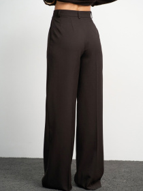 Классические штаны TrikoBakh модель 3072-chornij-shokolad Фото