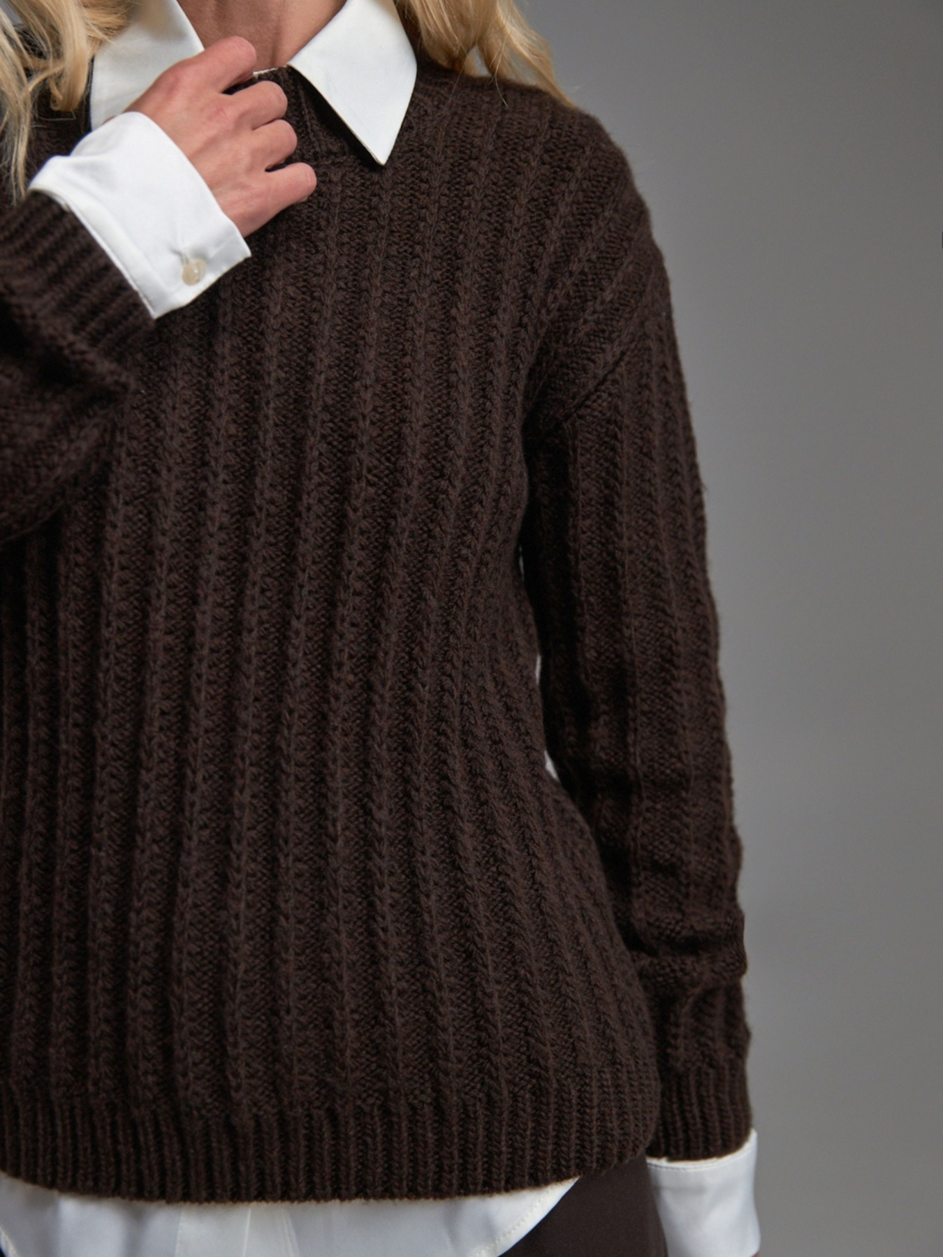 Свитер TrikoBakh модель 2880-grkij-shokolad Фото