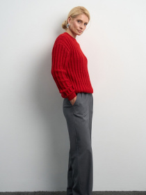 Свитер TrikoBakh модель 2880-chervonij Фото