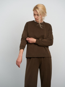 Повседневный костюм TrikoBakh Комплект (кофта+штани) модель 3071-braun Повседневный костюм TrikoBakh Комплект (кофта+штани) модель 3071-braun Фото