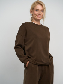 Повседневный костюм TrikoBakh Комплект (кофта+штани) модель 3071-braun Повседневный костюм TrikoBakh Комплект (кофта+штани) модель 3071-braun Фото