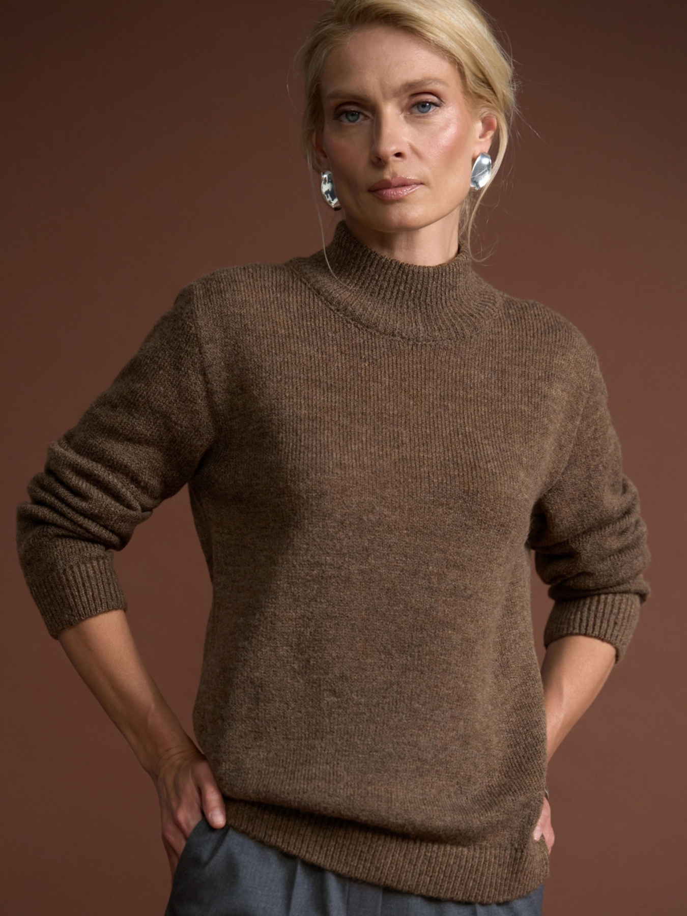 Свитер TrikoBakh модель 2871-garqcha-karamelx Фото