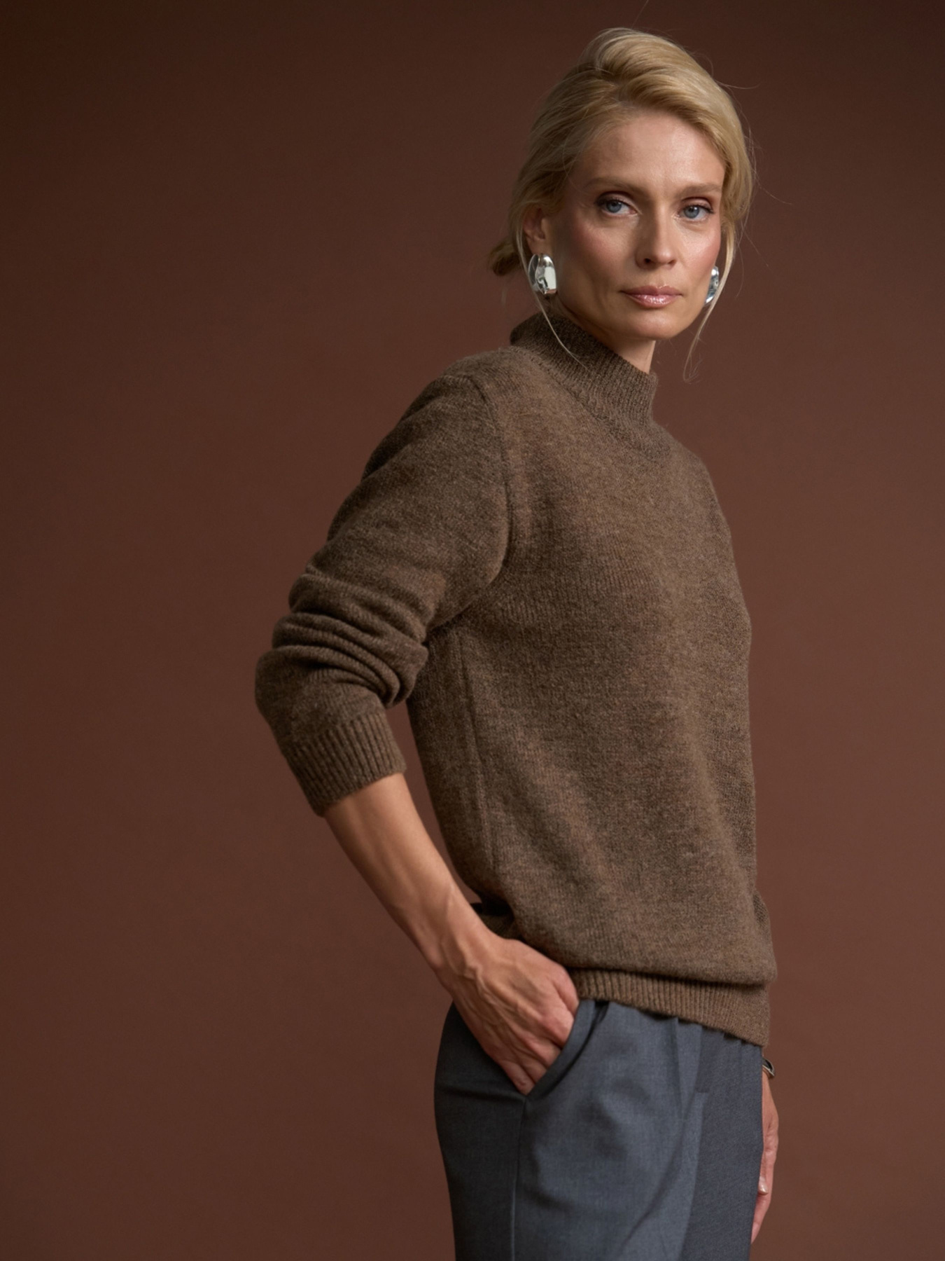 Свитер TrikoBakh модель 2871-garqcha-karamelx Фото